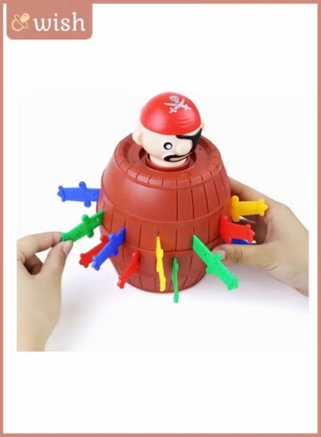 Wish Pirate Bucket Table Lucky Stab Pop Up Toy, Tricky Intellectual Barrel Games For Kids - Image 2